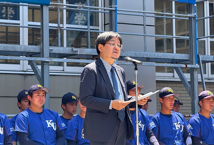 戸田学長による挨拶