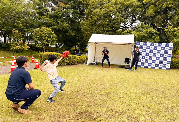 大人気だったスピードガン・コンテスト